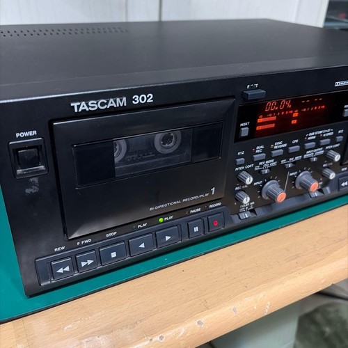 Tascam 302 dual cassette - 302, deck