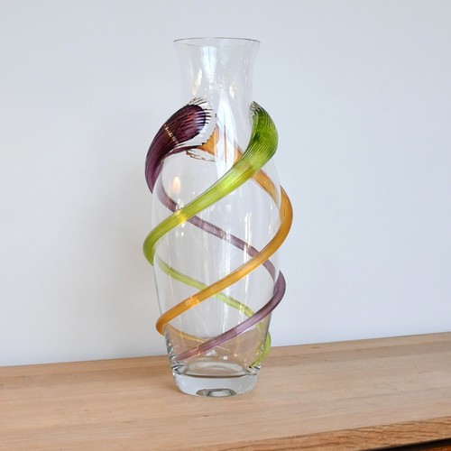 Large art glass vase ivan - vase, by