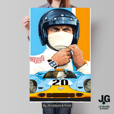 Steve McQueen Le Mans Poster