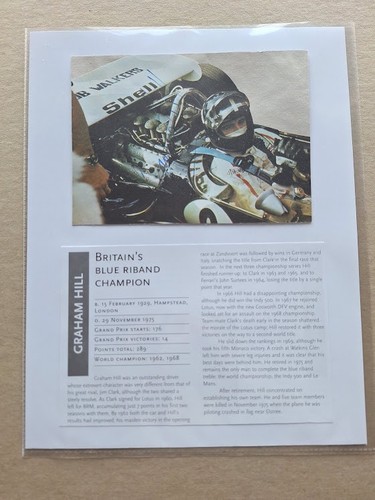 Graham hill motor racing - motor, f1
