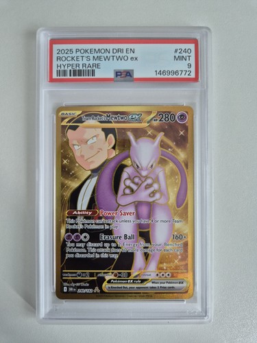 Psa team rocket mewtwo - psa, 9