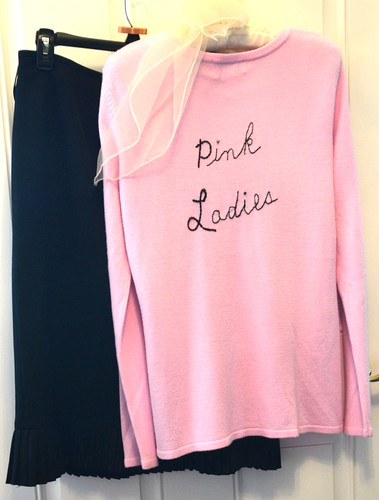 Ladies grease pink lady - pink, lady's