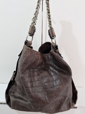 Zara XLarge Brown Croc