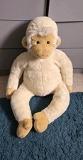 Large White Monkey Plush Toy year 2009 pre owned much loved 28'  VGC brand Jade