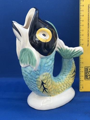 Vintage ceramic fish - , gurgle
