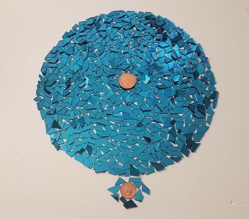 500 pieces off - 500, turquoise