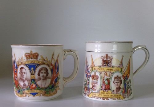 Two mugs jubilee - two, geoge