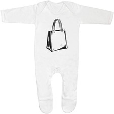 'Shopping Bag' Baby Romper