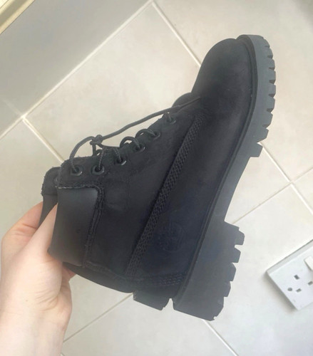 Timberland boys black lace - timberland,