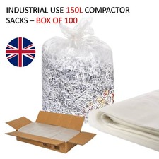 Clear Compactor Sacks | Bin