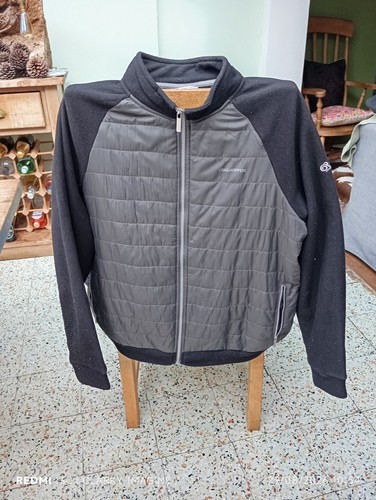 Black quilted front