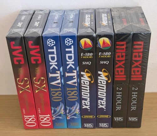 Vhs blank tapes bundle - vhs,