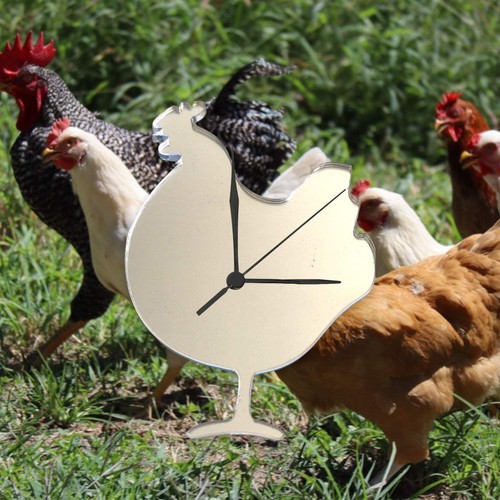 Cockerel clock - cockerel,