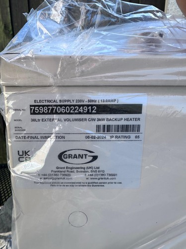 Grant litre external - 30,