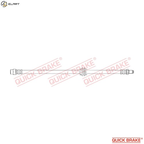 Brake hose 115 - brake, for
