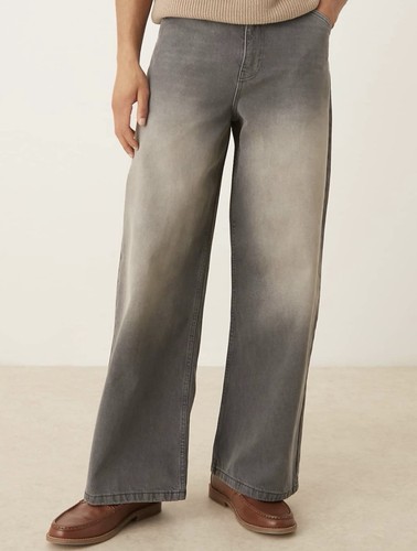 Super baggy jeans grey wash - baggy,