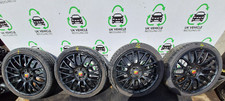4 X GENUINE FIAT 500 ABARTH 17" ALLOY WHEELS WITH TYRES 518292090 (SEE PHOTOS)