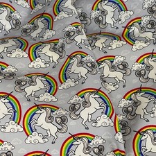 100% Cotton Poplin Unicorns