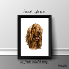 Cocker Spaniel DOG PET A4