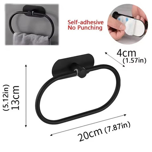 Bathroom towel ring rack - bathroom,