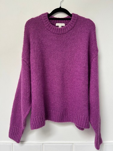 Purple oversized round - purple,
