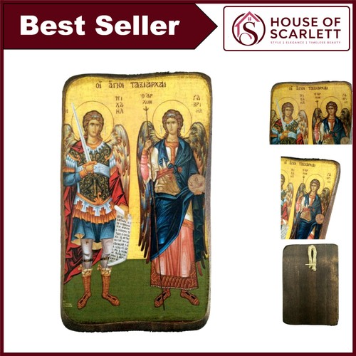 Greek orthodox wooden icon - orthodox,