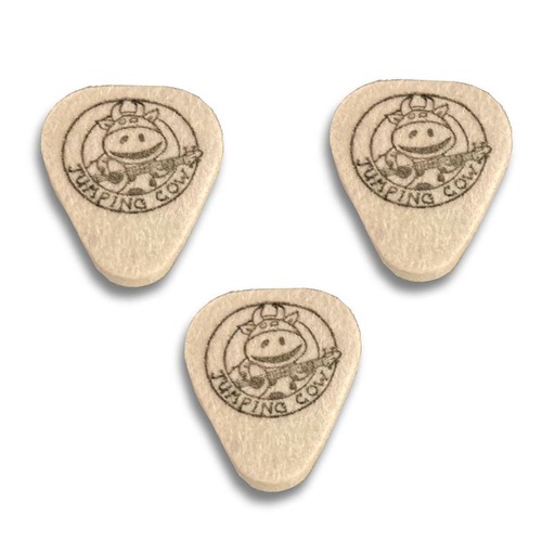 Natural wool felt picks - natural,