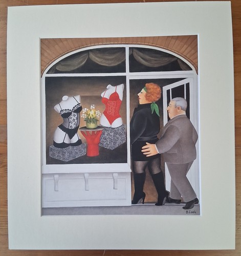 Beryl cook mounted print - cook,