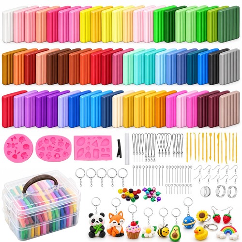 Zynery polymer clay - kit, 60