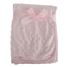 Snuggle Baby Baby Boys/Girls Spotted Baby Wrap75cm x 100cm Pink  BABY1383