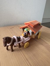 Polly Pocket 1995 Rare Vintage Circus Wagon Gypsy Caravan with Horse And Doll