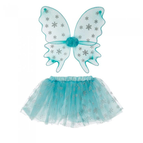 Girls blue snowflake - blue, fairy