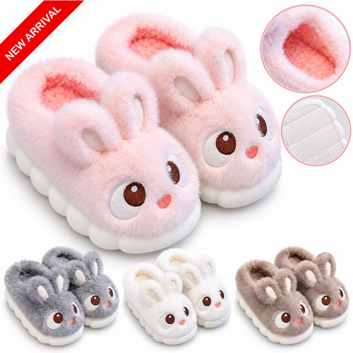 Cute rabbit winter fluffy - cute,