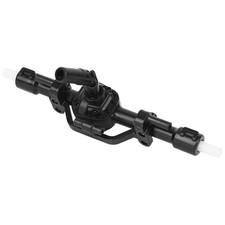 :Plastic Black RC Car Rear Axle For WPL/MN Series 1/16 Military Truck Model