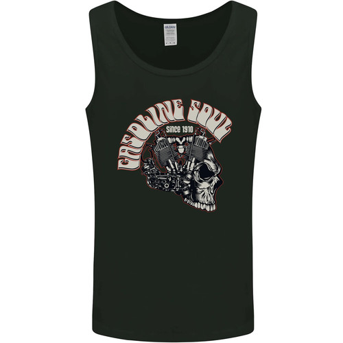 Gasoline soul biker skull - gasoline,