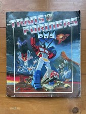 Transformers 1986 Panini Sticker Album - 100% COMPLETE
