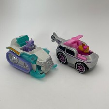 Paw Patrol True Metal Everest & Skye Diecast Cars Vehicles Combi P&P #r