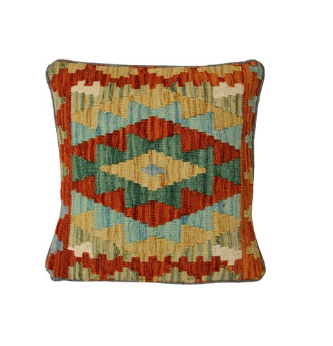 Handmade multicolored kilim - multicolored,