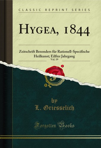 Hygea 1844 vol 19 - 1844,,