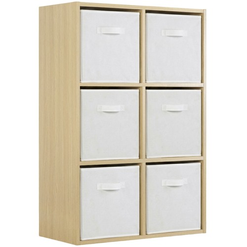 Oak cube drawer - 6, storage