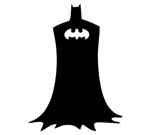 Batman silhouette vinyl decal - silhouette,