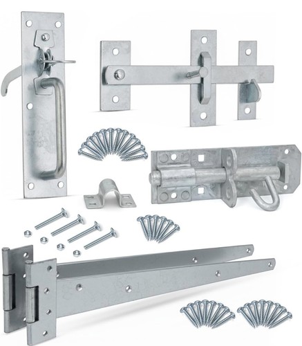 Galvanised garden gate fitting - galvanised,