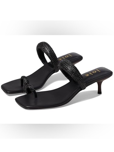 Joie roberta black leather toe - black,