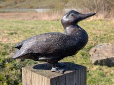 French bronze duck sculpture
