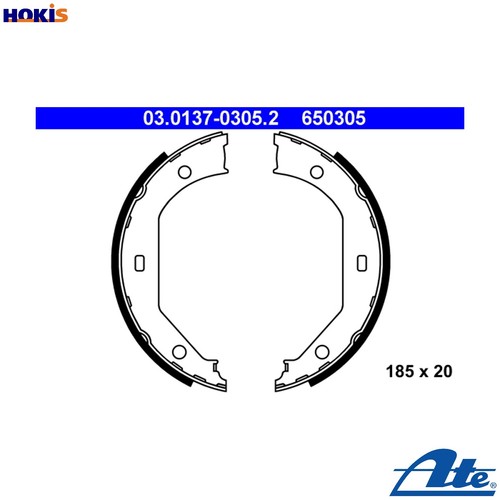 Brake shoe set parking - shoe,