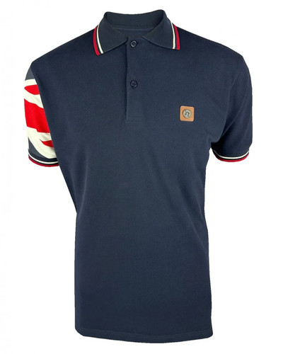 Trojan tr9073 flag polo shirt - flag,