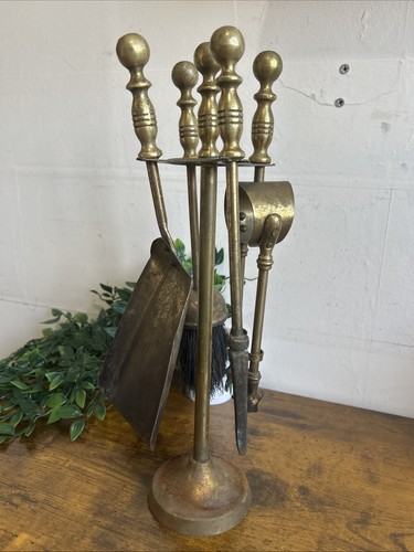 Vintage brass fire - brass, tools