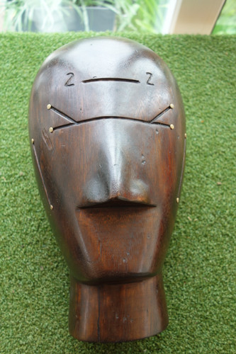 Heavy dark wood brass - heavy,