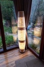 Unusual White Shell Rattan