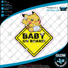 Pokemon Pikachu Baby on Board